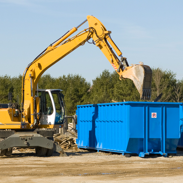 can i choose the location where the residential dumpster will be placed in Rixford Pennsylvania